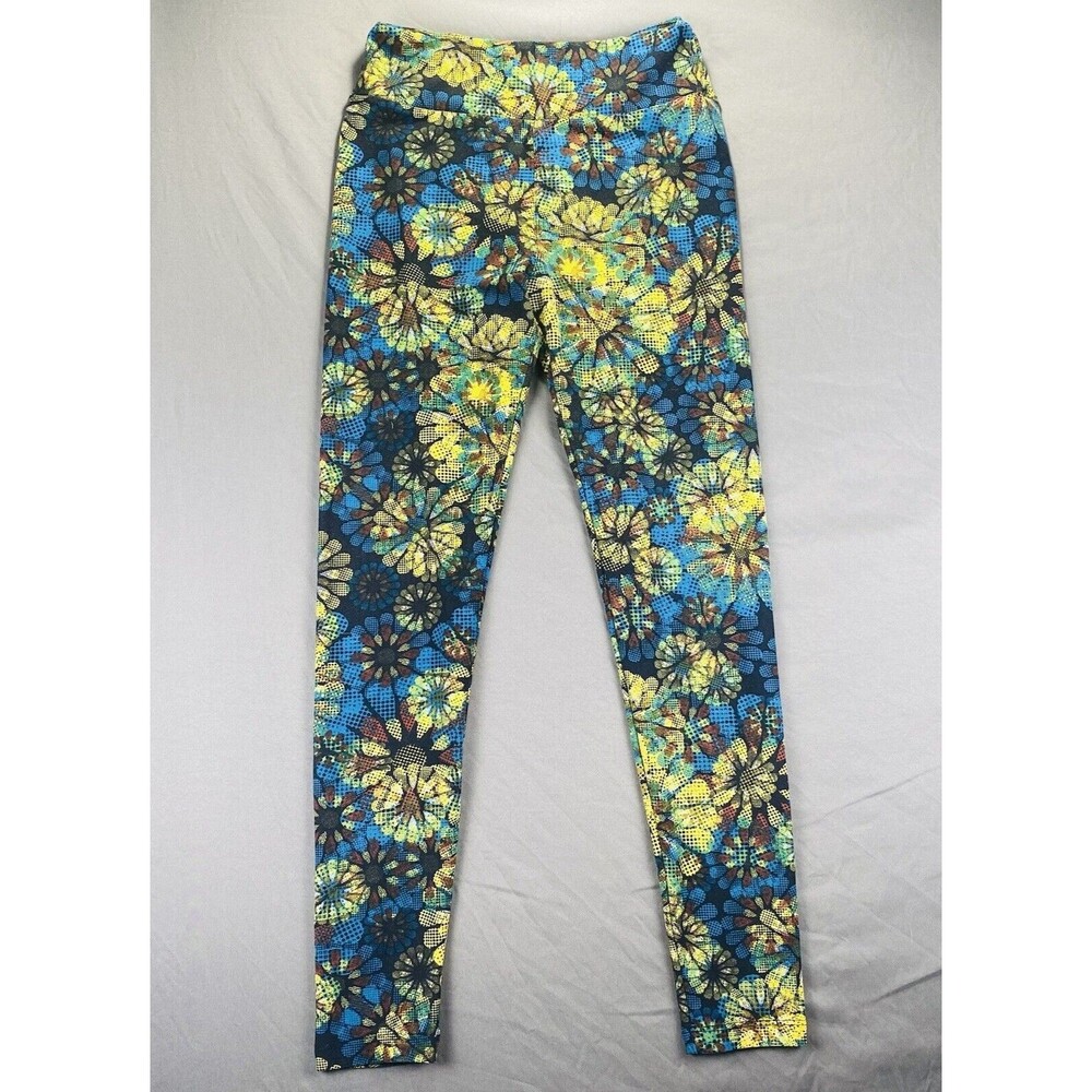 LulaRoe Women's Leggings Multicolored Floral OS One Size
